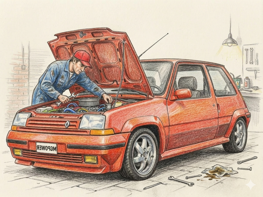 Renault 5 Reparaur